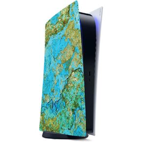 MightySkins Gaming Skin for PS5 / Playstation 5 Digital Edition - Lime Marble | Protective Viny wrap | Easy to Apply and Change Style | Made in The USA