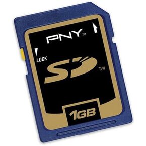 PNY Secure Digital SD Memory Card 1GB (P-SD1G-RF3)