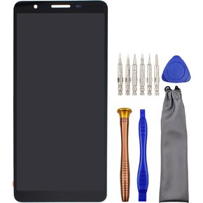 Replacement Screen LCD Display Touch Digitizer Assembly for Samsung Galaxy A01 Core A3 Core 5.3" Black SM-A013F SM-A013G SM-A013M with Tool Kit