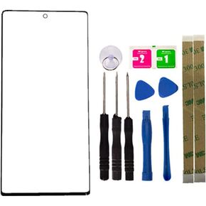 BAIGE for Samsung Note 10 Plus Outer Lens Screen Replacement Repair Front Outer Glass Lens Cover Screen for Samsung Galaxy Note10+ Note 10 Plus SM-N975 Parts Adhesive Tool (No LCD Touch ＆ Digitizer)
