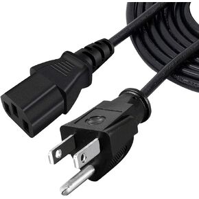 Power Cable Replacement for Power Smokeless Grill XL Model 070172143 PG1500XL 3 Prong 8ft AC Power Cord