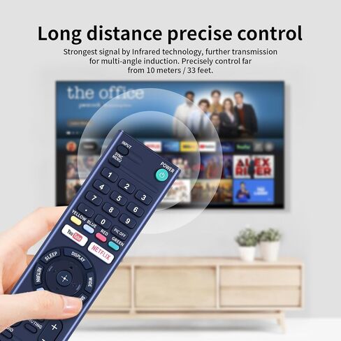 RMT-TX300U Replace Remote Applicable for Sony TV KD-55X720E KD-49X720E KD-43X720E KD-49X700E KD-43X700E KD-55X700E KD-60X690E KD-70X690E KD-65X730F KD-50X690E XBR-49X800E XBR-55X800E XBR-43X800E in Saudi Arabia