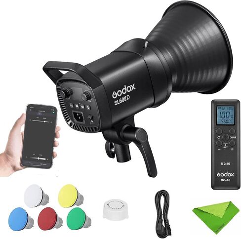 Godox SL60 SL60IID SL60II-D 70W Led Video Light 8FX Effects CRI≥96 TLCI≥97 2.4GHz Wireless/Bluetooth Control for Cinematography, Broadcasting, YouTube, Wedding, Outdoor Shooting, etc(Upgraded SL60W) in Saudi Arabia