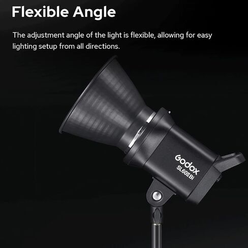 Godox SL60 SL60IID SL60II-D 70W Led Video Light 8FX Effects CRI≥96 TLCI≥97 2.4GHz Wireless/Bluetooth Control for Cinematography, Broadcasting, YouTube, Wedding, Outdoor Shooting, etc(Upgraded SL60W) in Saudi Arabia