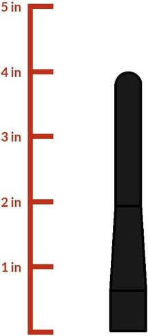 CravenSpeed Stubby Antenna Compatible with Subaru Impreza 2008-2015 | 4 inches | Short Antenna Replacement | Made in The USA in Kuwait