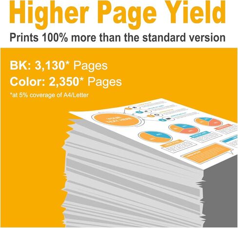 067H 067 Toner Cartridge Set 4 Pack High Capacity Remanufactured Replacement for Canon 067H for imageCLASS MF656Cdw MF653Cdw MF654Cdw LBP632Cdw LBP633Cdw Printer in Saudi Arabia