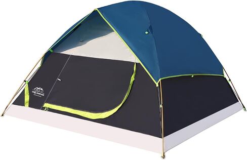 Camping Tent 1/2/3/4 Person,Portable Windproof Dome Tent,Lightweight Waterproof Family Hiking Tent w/Removable Rain Fly for Adults Kids Backpacking,Easy Setup for Camp Outdoor in Saudi Arabia