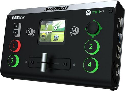 RGBlink Mini V3 Video Switcher with Customizable Features via TAO Cloud – 4K HDMI Switcher, 2.1" Touch Screen, Multi-Cam Live Streaming, Dual HDMI Output, Recording & PTZ Control in Kuwait