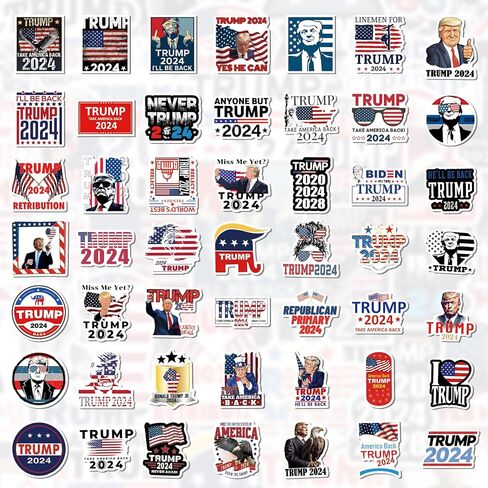 100 Pcs 2024 Stickers for Adults, Vinyl Waterproof Stickers for Waterbottle Laptop Car Bumper Phone Case Hard Hat, Cool Decal Party Favor Gift in Saudi Arabia