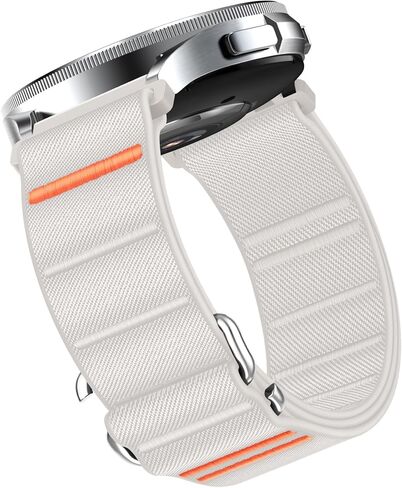 سوار رياضي من Suitisbest S-Hook متوافق مع Samsung Galaxy Watch 6 5 4 7 FE Band، Watch 6/4 Classic، Watch 5 Pro، حزام حلقة نايلون متين وقابل للتعديل لـ Galaxy Active1/Active2 in Saudi Arabia