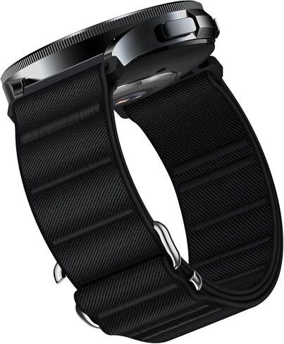 سوار رياضي من Suitisbest S-Hook متوافق مع Samsung Galaxy Watch 6 5 4 7 FE Band، Watch 6/4 Classic، Watch 5 Pro، حزام حلقة نايلون متين وقابل للتعديل لـ Galaxy Active1/Active2 in Saudi Arabia