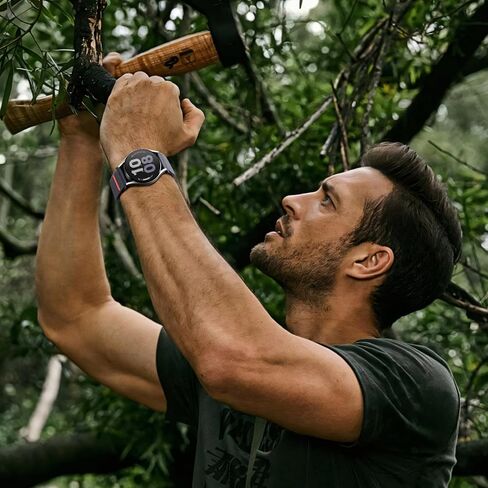 Suitisbest S-Hook Sport Band Compatible with Samsung Galaxy Watch 6 5 4 7 FE Band, Watch 6/4 Classic, Watch 5 Pro, Durable and Adjustable Nylon Loop Strap for Galaxy Active1/Active2 in Kuwait