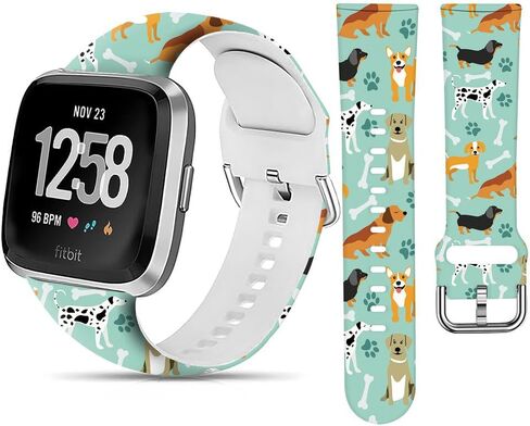 Sport Band Compatible with Versa 4/Versa 3/Sense 2/Sense for Women Men,Elastic Replacement Wristbands Strap for Versa 4/Versa 3/Sense 2 Smart Watch in Saudi Arabia