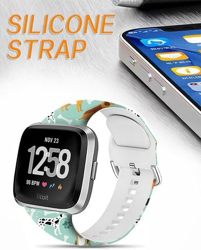 Sport Band Compatible with Versa 4/Versa 3/Sense 2/Sense for Women Men,Elastic Replacement Wristbands Strap for Versa 4/Versa 3/Sense 2 Smart Watch in Saudi Arabia