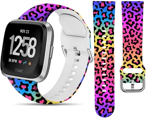 Sport Band Compatible with Versa 4/Versa 3/Sense 2/Sense for Women Men,Elastic Replacement Wristbands Strap for Versa 4/Versa 3/Sense 2 Smart Watch in Saudi Arabia