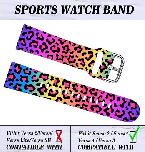 Sport Band Compatible with Versa 4/Versa 3/Sense 2/Sense for Women Men,Elastic Replacement Wristbands Strap for Versa 4/Versa 3/Sense 2 Smart Watch in Saudi Arabia