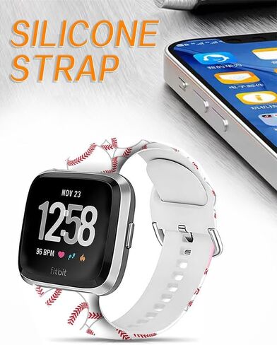 سوار رياضي متوافق مع Versa 4/Versa 3/Sense 2/Sense للنساء والرجال، حزام معصم بديل مرن للساعة الذكية Versa 4/Versa 3/Sense 2 in Kuwait