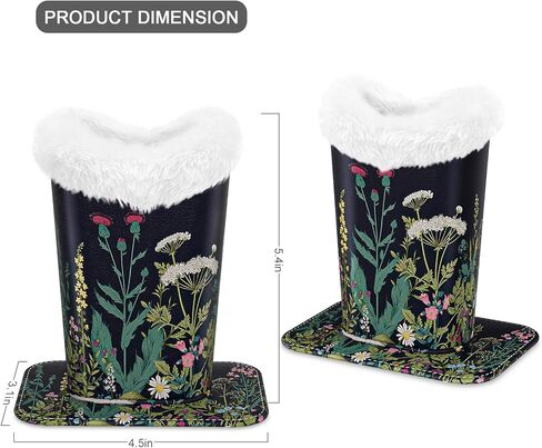 حامل النظارات، حافظة بنمط جلد البولي يوريثان مبطنة بالقطيفة مع قاعدة مغناطيسية، للجنسين للنساء والرجال، شجرة الألوان in Kuwait