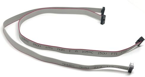 2-Pack 20cm 7.8 Inches 1.27mm 10P 2x5 F/F Mini Female to Female IDC Connector on 0.635mm Pitch 10 Conductors 20 cm Flat Ribbon Cable in Saudi Arabia