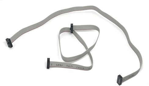 2-Pack 20cm 7.8 Inches 1.27mm 10P 2x5 F/F Mini Female to Female IDC Connector on 0.635mm Pitch 10 Conductors 20 cm Flat Ribbon Cable in Saudi Arabia