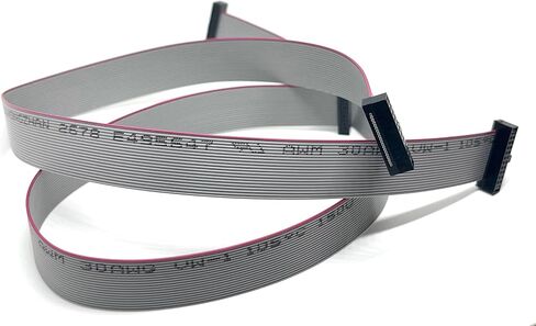 2-Pack 20cm 7.8 Inches 1.27mm 10P 2x5 F/F Mini Female to Female IDC Connector on 0.635mm Pitch 10 Conductors 20 cm Flat Ribbon Cable in Saudi Arabia