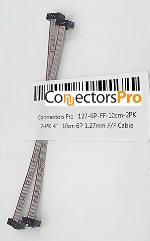 2-حزمة 20 سنتيمتر 7.8 بوصة 1.27 مللي متر 10P 2x5 F/F أنثى صغيرة إلى أنثى موصل IDC على 0.635 مللي متر الملعب 10 موصلات 20 سنتيمتر كابل الشريط المسطح in Kuwait
