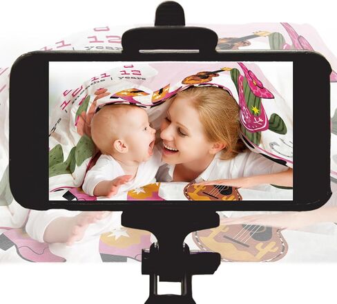 Cow Girl Baby Stuff, Baby Monthly Milestone Stuff for Newborn Baby Photo Taken - Baby Age Blanket with 2 Frame in Saudi Arabia