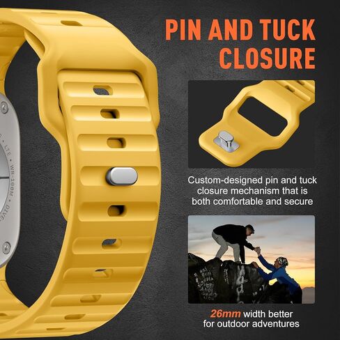 R-Lite Fit 3 عبوات رياضية متوافقة مع Apple Watch Ultra 2 Band 49mm 45mm 44mm 42mm للرجال، حزام بديل من السيليكون الناعم لسلسلة iWatch Series Ultra SE 9 8 7 6 5 4 3 2 1 in Saudi Arabia