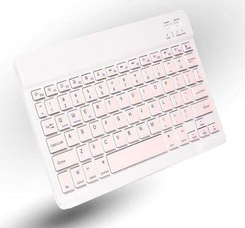 Ares Ultra-Slim Wireless Bluetooth Keyboard | Compatible with Computer Desktop iOS Android Laptop Smart TV and Windows 11/10/8 (Mint) in Saudi Arabia