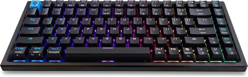 Glacier GK84 Arctic 75% Wired Detachable USB-C Mechanical Keyboard Hot Swap with Aluminum Frame and ABS Keycaps (Black) in Saudi Arabia
