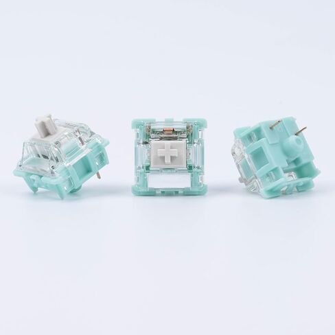 DRAOZA Kutethy X GATERON JAED Series 3.0 مفتاح بني، زنبرك مزدوج 55 جيجا اف، 3 دبابيس مفاتيح لمسية RGB مسبقة التشحيم للوحة المفاتيح الميكانيكية للألعاب MX (36 قطعة، بني) in Kuwait
