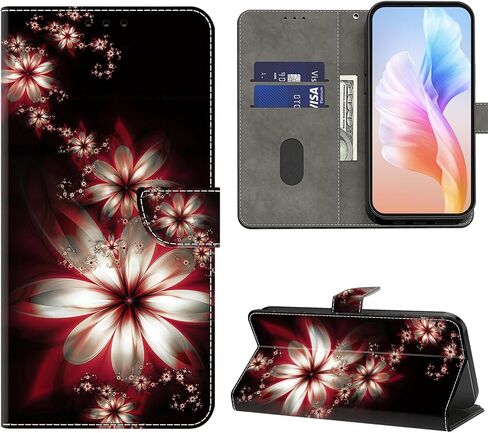 Case for Samsung Galaxy S20,Samsung Galaxy S20 Phone Case Wallet,Flip Folio PU Leather Protective Cover with Card Holder for Samsung Galaxy S20 - Dream Flower in Saudi Arabia