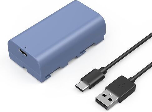 SMALLRIG NP-F550 USB-C Battery for Sony, 3500mAh 3H Fully Charged | NPF Battery for NP-F970 F750 F570 F550, for LED Lights, Monitors, Wireless Video Transmitters in Saudi Arabia