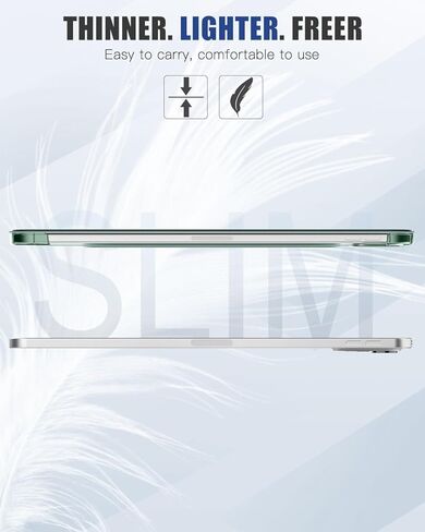 MoKo for iPad Pro 11 Inch Case M4 2024 (5th Gen), Ultra Slim Stand Case with Hard PC Translucent Back Shell Cover for iPad Pro 11'' 2024 Model (A2836/A2837/A3006), Support Apple Pencil Pro, Black in Kuwait