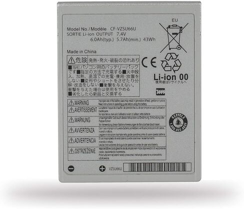 CF-VZSU66U بطارية كمبيوتر محمول جديدة لسلسلة باناسونيك تاوت بوك CF-C1 7.4V 43WH/5.7Ah in Kuwait