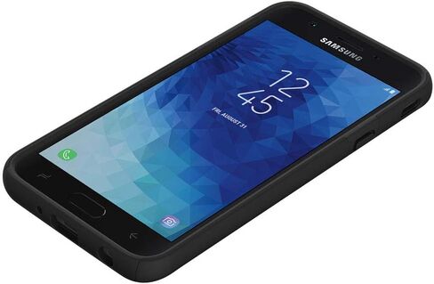 حافظة Incipio DualPro لهاتف Samsung Galaxy J7 (2018) مع قلب داخلي ممتص للصدمات وغطاء خارجي واقي لهاتف Samsung Galaxy J7 (2018) - أسود/أسود in Kuwait