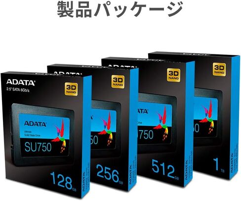 ADATA SU750SS 2.5 256 جيجابايت Serial ATA III 3D TLC in Kuwait