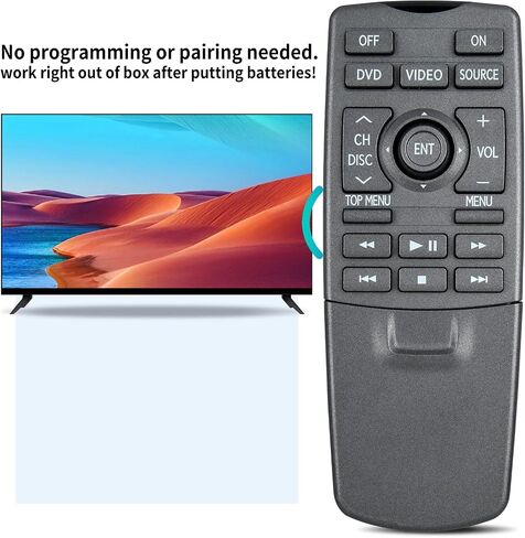 بديل 86170-50270 جهاز تحكم عن بعد متوافق مع 2009 2010 2012 2013 Lexus LX570 LX 570 نظام الترفيه DVD الخلفي جهاز التحكم عن بعد 86170-50270 50330 in Saudi Arabia