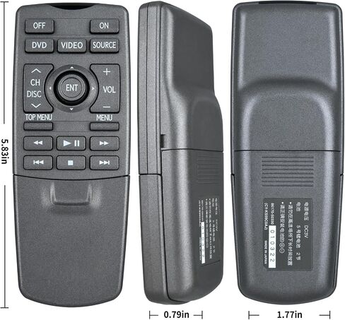 بديل 86170-50270 جهاز تحكم عن بعد متوافق مع 2009 2010 2012 2013 Lexus LX570 LX 570 نظام الترفيه DVD الخلفي جهاز التحكم عن بعد 86170-50270 50330 in Saudi Arabia