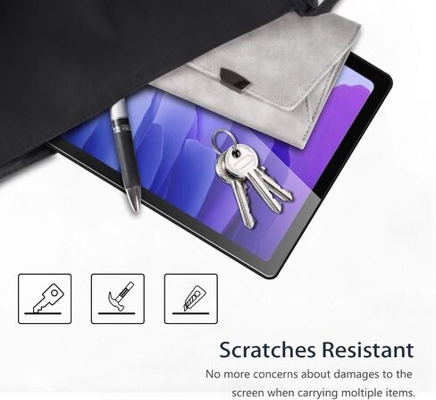 Orzero (2 Pack Compatible for Samsung Galaxy Tab A7 10.4 Inch 2020 Tempered Glass Screen Protector, 9 Hardness HD Anti-Scratch Full-Coverage (2.5D Arc Edges) in Saudi Arabia