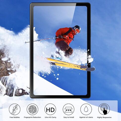 Orzero (2 Pack Compatible for Samsung Galaxy Tab A7 10.4 Inch 2020 Tempered Glass Screen Protector, 9 Hardness HD Anti-Scratch Full-Coverage (2.5D Arc Edges) in Saudi Arabia
