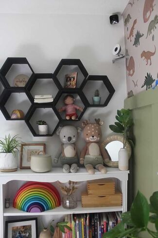 Recycled Plastic Universal Baby Monitor Mount, Baby Camera Holder, Baby Monitor Stand, Baby Monitor Shelf… in Saudi Arabia