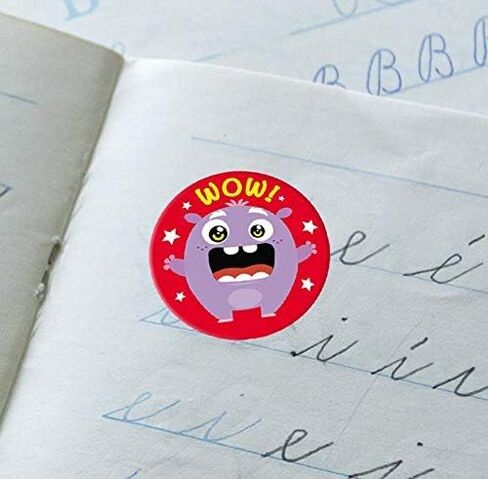 ملصقات مكافآت للأطفال من سويتزر آند أورانج - 1008 ملصقات، 8 تصميمات متنوعة، ملصقات مدرسية مقاس 1 بوصة - لوازم المعلم للفصل الدراسي، ملصقات التدريب على استخدام المرحاض وملصقات تحفيزية in Kuwait