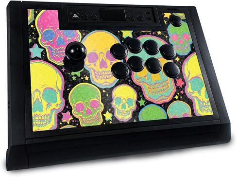Gaming Skin Compatible with Hori Fighting Stick Alpha (PS5, PS4, PC) - Blue Meanies - Premium 3M Vinyl Protective Wrap Decal Cover - Easy to Apply | Crafted in The USA by MightySkins in Saudi Arabia