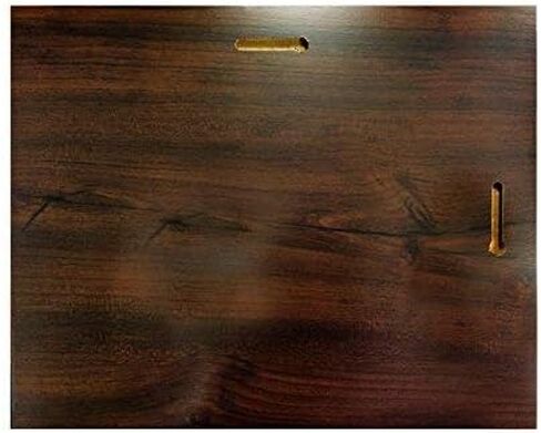 حامل إطار شهادة مقاس 8.5 × 11، شاشة عرض لوحة حائطية منزلقة، إطار مقاس 10-1/3 × 13 بوصة، خشب الجوز مع حدود ذهبية in Kuwait
