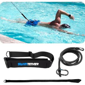 Belt Travel Pack for Stationary Swimming in Pools and Swim Spas - Gift for Swim