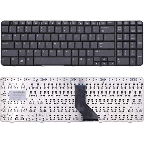 Keyboard Replacement Compatible with HP Compaq Presario CQ60 G60 CQ60-101XX CQ60-102TU CQ60-102TX CQ60-102XX CQ60-103AU CQ60-100EM CQ60-107EA Series Laptop Black US Layout