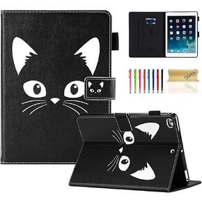 Dteck Case for iPad 9.7 inch 2018 2017 / iPad Air Case/iPad Air 2 Case, PU Leather Folio Smart Cover with Auto Sleep Wake Stand Wallet Case for Apple iPad 6th / 5th Gen,iPad Air 1/2, Beach Live it in Kuwait
