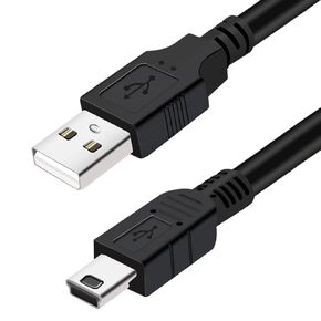 Replacement USB Charger Charging Cable Power Cord for OneTouch Verio IQ Blood Glucose Monitoring System Meter - (Not Compatible with OneTouch Verio Flex Models). Mini-B Cord for PS3,MP3 Player Canon
