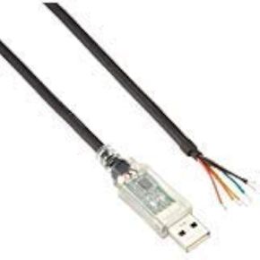 USB-RS232-WE-1800-BT Cable, USB to RS232 Serial, 1.8M, Wire END (5V)
